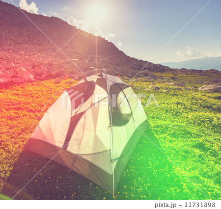 Tent in mountains 11731898