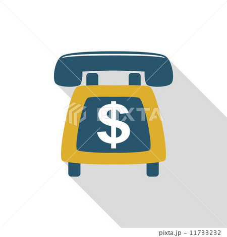 Telemarketing flat icon with long shadow Telemarketing flat icon with long shadow 11733232
