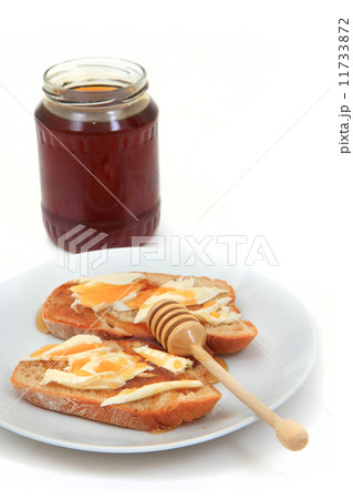 bread, butter and honey as gourmet food bread, butter and honey as gourmet food 11733872