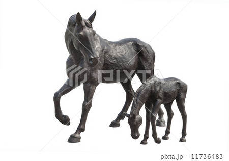 千葉県八街市の八街駅の野馬像 11736483