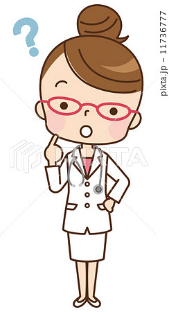 女性　医師　表情 11736777