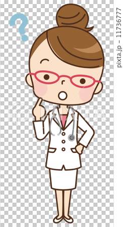 Female doctor expression 11736777
