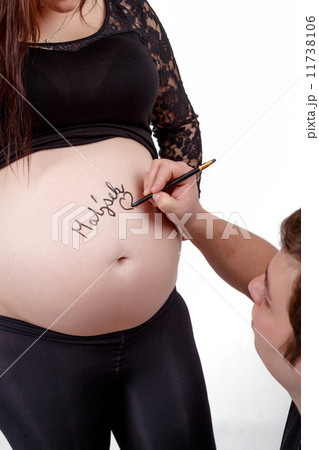 loving happy couple pregnant woman with her husband loving happy couple pregnant woman with her husband 11738106