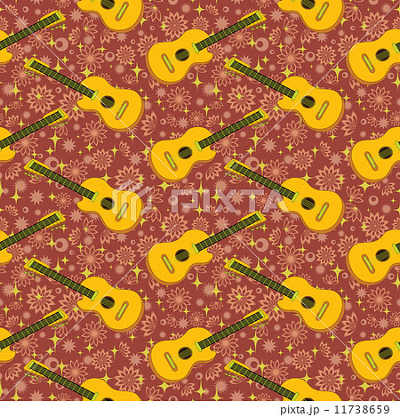 Seamless background, guitars Seamless background, guitars 11738659