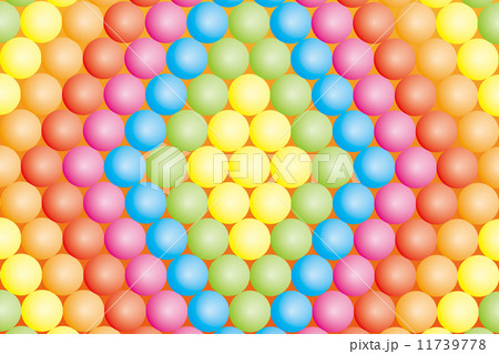 背景素材壁紙 虹色のカラーボール 虹 虹色 レインボー 七色 のイラスト素材