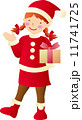 プレゼントを持ったサンタ少女 プレゼントを持ったサンタ少女 11741725