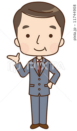 男性 ビジネスマン 表情 男性 ビジネスマン 表情 11744908