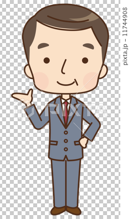 男性 ビジネスマン 表情 男性 ビジネスマン 表情 11744908