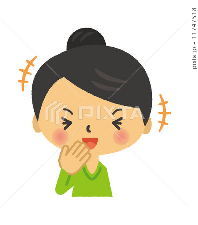 お母さん 笑うのイラスト素材