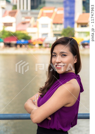 Portrait of a young and confident Asian businesswoman 11747963
