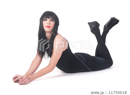 transvestite man in dress 11750018