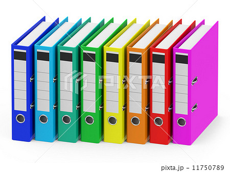the colorful ring binders 11750789