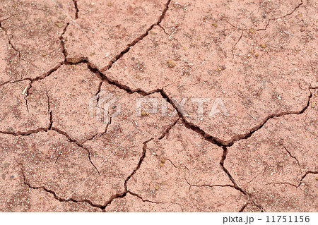 close-up of dry dracked soil ground 11751156