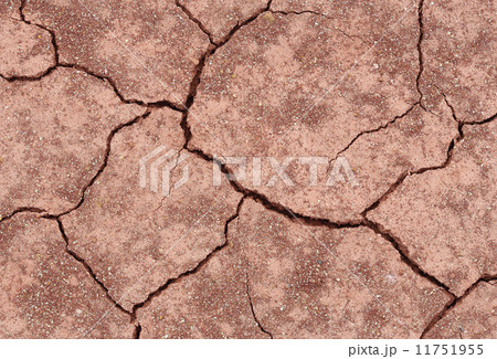 close-up of dry dracked soil ground close-up of dry dracked soil ground 11751955