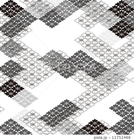 京文様のパターン  11752466