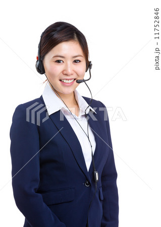 Female customer service operator 11752846