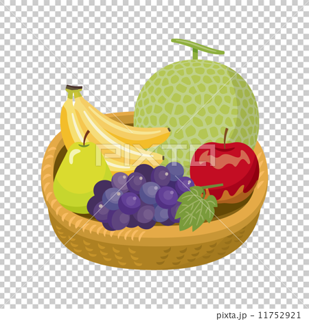 フルーツ盛り合わせ 食材 シリーズ のイラスト素材