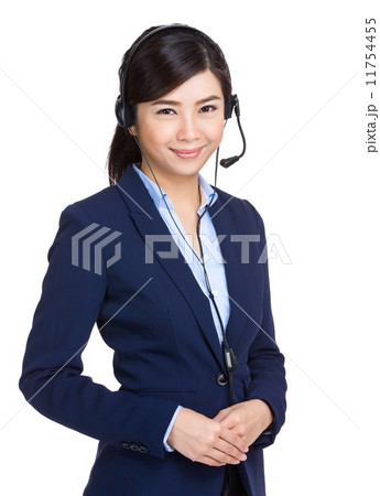 Young customer service girl Young customer service girl 11754455