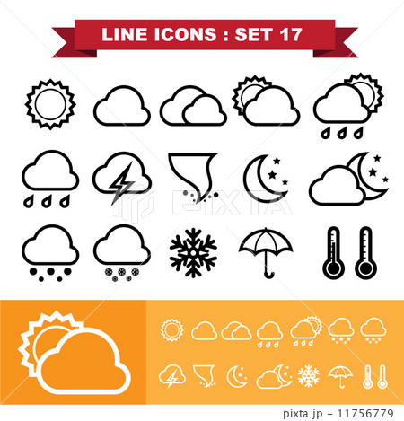 Line icons set 3 11756779