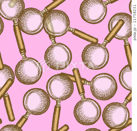 Sketch magnify glass in vintage style Sketch magnify glass in vintage style 11758231