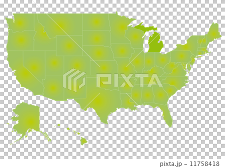 Map of the United States 11758418