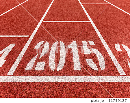 New year 2015 diggits on sport track. Good start, growing busine 11759127