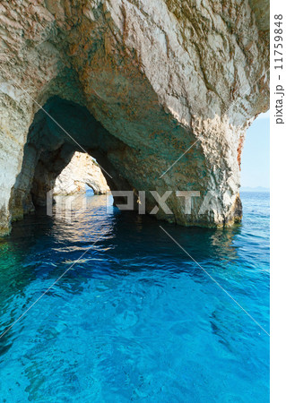 The Blue Caves in Zakynthos (Greece) The Blue Caves in Zakynthos (Greece) 11759848