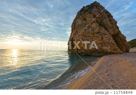 Potistika beach sunrise view (Greece) 11759849