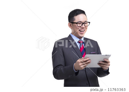 Businessman with Tablet 11763363
