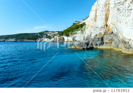 The Blue Caves in Zakynthos (Greece) The Blue Caves in Zakynthos (Greece) 11763952