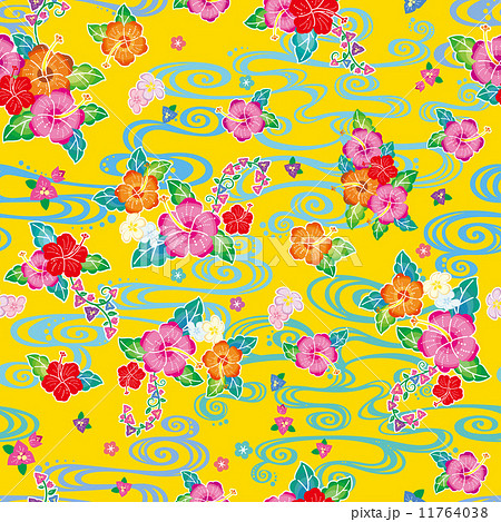 ハイビスカス　パターン 11764038