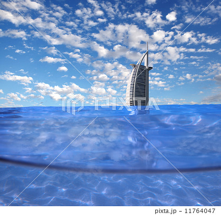Luxury Burj Al Arab hotel on Jumeirah beach in Dubai, United Arab Emirates Luxury Burj Al Arab hotel on Jumeirah beach in Dubai, United Arab Emirates 11764047