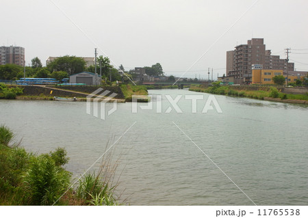 青森・堤川と駒込川の分岐点 11765538
