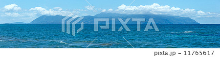Summer sea panorama (Greece, Lefkada). 11765617