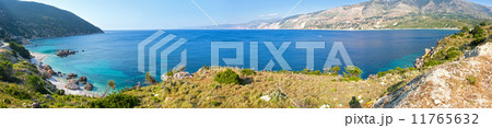 Atheras bay panorama (Kefalonia, Greece). 11765632