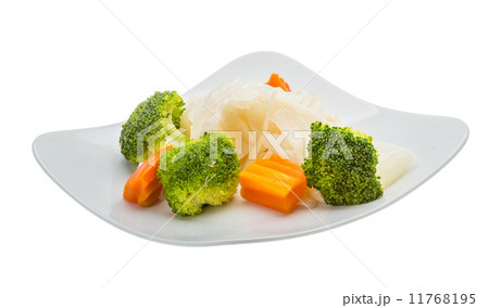 Boiled cabbage and broccoli 11768195