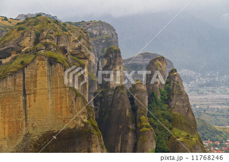 Meteora cliffs and monasteries 11768246