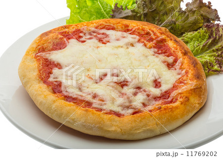 Pizza with tomato and cheese 11769202