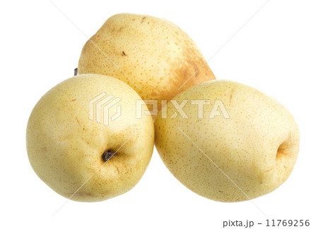 fresh nashi pear on a white background 11769256
