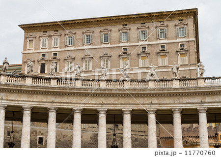 Buildings in Vatican, the Holy See within Rome, Italy. Part of S 11770760