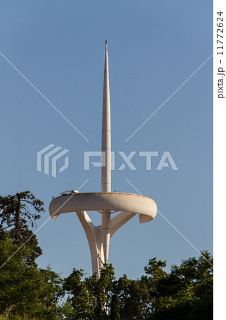 BARCELONA, SPAIN - JUN 25: Montjuic Communications Tower on Jun 11772624