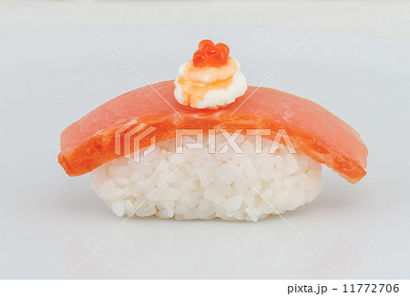 salmon sushi with white background salmon sushi with white background 11772706