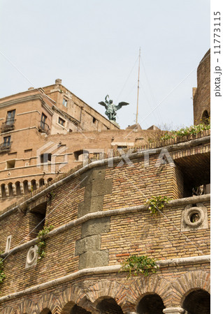 The Mausoleum of Hadrian, usually known as the Castel Sant'Angel The Mausoleum of Hadrian, usually known as the Castel Sant'Angel 11773115