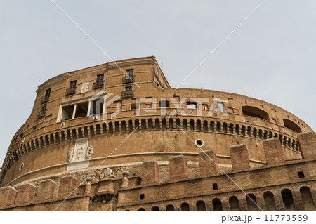The Mausoleum of Hadrian, usually known as the Castel Sant'Angel The Mausoleum of Hadrian, usually known as the Castel Sant'Angel 11773569