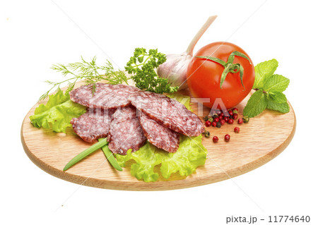 Fresh ripe salami Fresh ripe salami 11774640