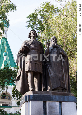 Summer view of historic district of Nizhny Novgorod. Russia 11774838