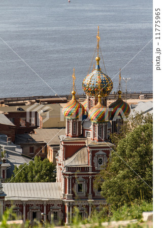 Summer view of historic district of Nizhny Novgorod. Russia 11775965
