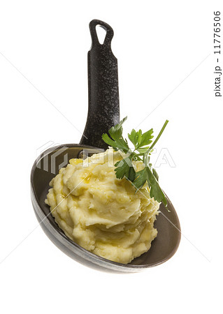 mashed potatoes in roasted pan 11776506
