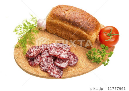 Fresh ripe salami Fresh ripe salami 11777961