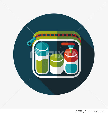 cosmetics containers flat icon with long shadow cosmetics containers flat icon with long shadow 11778850